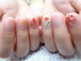 押し花＆ワイヤーネイル