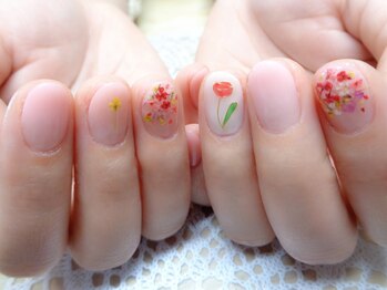 アミュリー ネイル アトリエ(Amury nail atelier)/押し花&ワイヤーネイル
