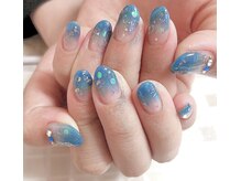 ココ ネイル(Coco Nail)/ブルーグラデーション