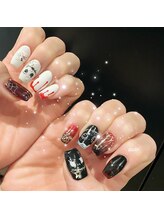 リンドネイル バイ モカ アンド ララ(Lind nail by moca and LaLa)/ハロウィンネイル