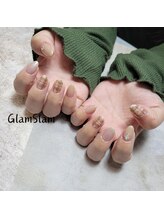 グラムスラム 福島店(GLAMSLAM)/チェックネイル♪