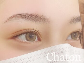 ネイルアンドアイラッシュ シャトン(Chaton)の写真/《男女共に大好評!目元力UP》SNSで話題のハリウッドブロウリフト♪マツパ・マツエクと併せて理想の目元に★