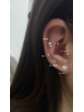 シャルム(Charme)/特別な日に、耳ツボジュエリー♪