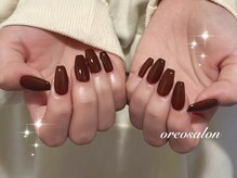 オレオサロン 池袋(oreo salon)/ワンカラー /ボルドーネイル