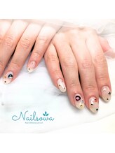 ソワ(sowa)/大人可愛いストーンネイル