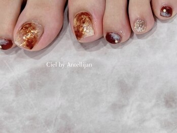 シエル バイ アンテリジャン(Ciel By Antellijan)/ニュアンスフットネイル
