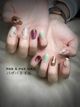 パザパネイル(pas a pas nail)/スカルプ10本アート￥14040
