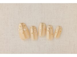 ゴールド　ラメグラデ