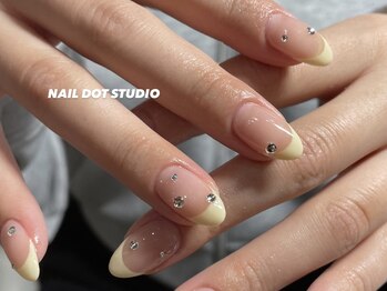 ネイルドットスタジオ 堺筋本町(NAIL DOT STUDIO)/パステルフレンチ