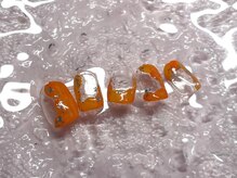 ゆびノさき イケブクロ(ゆびノさき+ikebukuro)/オレンジフレッシュネイル