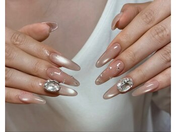 ユアンネイル(YUAN.Nail)/長さ出しデザイン