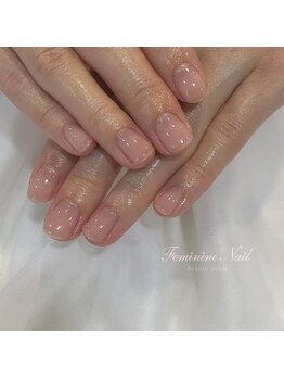 フェミニンネイル(Feminine Nail)/自爪風に見えます！