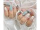 ネイルサロン ラグジェ(Nailsalon LUXE)の写真/長持ちする高技術が好評◎押し花×蝶々モチーフが春っぽさを演出♪【写真:定額ゴージャス¥9900】