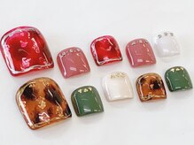 ネイルサロン クイール 小山店(NAIL SALON QUILL)/べっ甲+ストーン