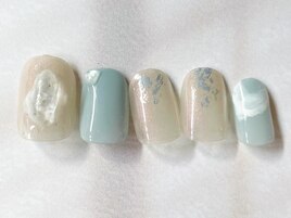 くすみブルーオーロラ￥8200