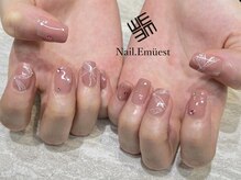 ネイル エミュスト(Nail Emuest)/リボンネイル/韓国ネイル/mai