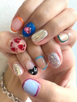 ネイルズヴィナティ(Nails VINATI)の写真/【河原町】深夜23時半まで営業♪お時間の延長も可（お電話にてご相談下さい）お仕事帰りの方にも◎