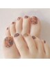 【再来】フットネイル　〈持ち込みアート10本コース〉