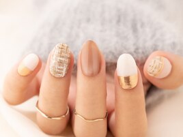 ツイード柄ネイル