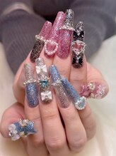 ラッキーネイル(lucky nail)/チップスカルプ持ち込みデザイン