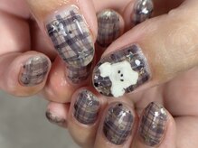 クロレ(Nail Salon COLORE)/チェックネイル　担当：粥川