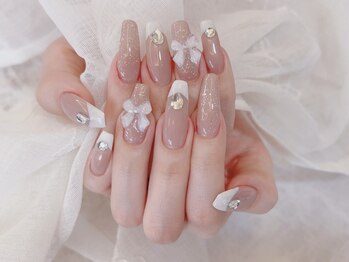 ネイルサロン デコール(NAIL SALON Decor)の写真/【スカルプより長持ちと好評◎】最新ジェルチップ長さだし11,280円～長さ・形は自由にお選びいただけます！