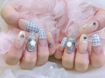 ネイル アリーズ セカンド(nail Allies 2nd)/千鳥柄 夏ネイル