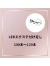 【5週間以内のご来店】LEDエクステ付け足し 100本~120本