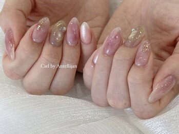 シエル バイ アンテリジャン(Ciel By Antellijan)/ニュアンスミラーネイル