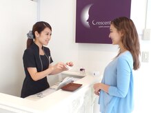 お会計・次回のご予約受け付け♪　【表参道】