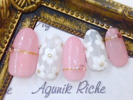 【フラワーネイル】