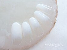 ネイルサロン マリキータ(MARIQUITA)/グラデ-ション★シア―ホワイト