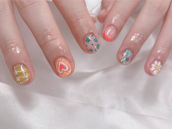 シェリーラメール 池袋店(cherie la mer)/ハートネイル