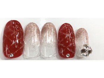 ネイルサロン ピーアンドビー(P&B)/12月月替わりデザイン