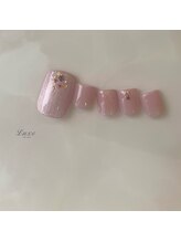 ネイルサロンリュクス (nailsalon Luxe)/スターギャラクシー×押花