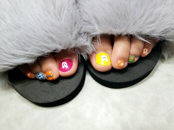 シュガーネイル(sugar nail)/3Dカラフルフットネイル