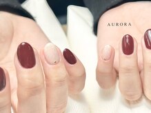アウロラ 代々木上原(AURORA)/ボルドー　スタッズ　シンプル　