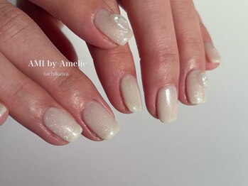 アミ バイ アメリ(AMI by Amelie)/ホワイトネイル:mikako