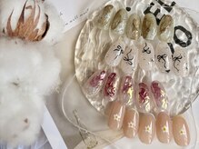 レオネイル 総社店(leo nail)の雰囲気（お洒落なトレンドデザインのサンプルを多数ご用意しております♪）
