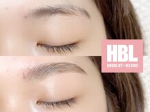 《HBLハリウッドブロウリフト》自眉毛を活かした眉毛パーマ♪