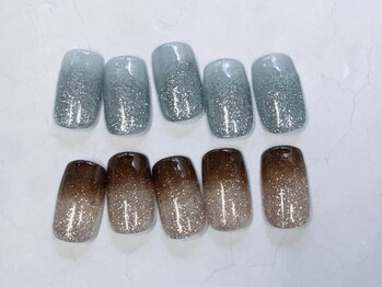 エルマナ ネイル(Hermana NAIL)/フラッシュ×グラデ人気
