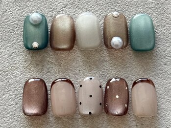 エールルーム 中目黒(aileroom)/マグネットアート×ドットネイル