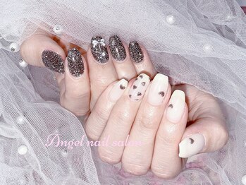 エンジェルネイルサロン(Angel nail salon)/バレンタインチョコXリボン