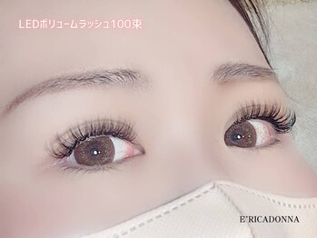 リッカドンナ 南森町店(E'RICADONNA)/LED×ボリュームラッシュ１００
