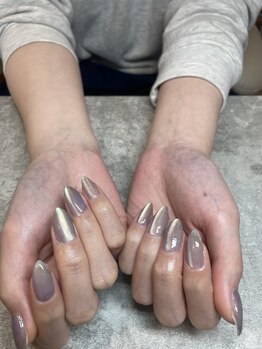 シアーパープルグレーのマグ