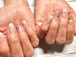 大理石風ネイル