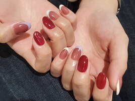 【パラジェル】春色フレンチ