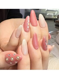 春色ワンカラーにキラキラと！
