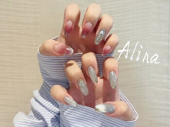 エリナネイルサロン池袋(Alina Nail Salon)/アシンメトリーネイル