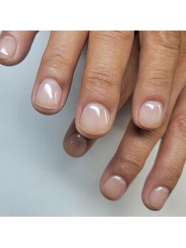 阿良波々岐(アラハバキ)/メンズネイル／クリアジェル